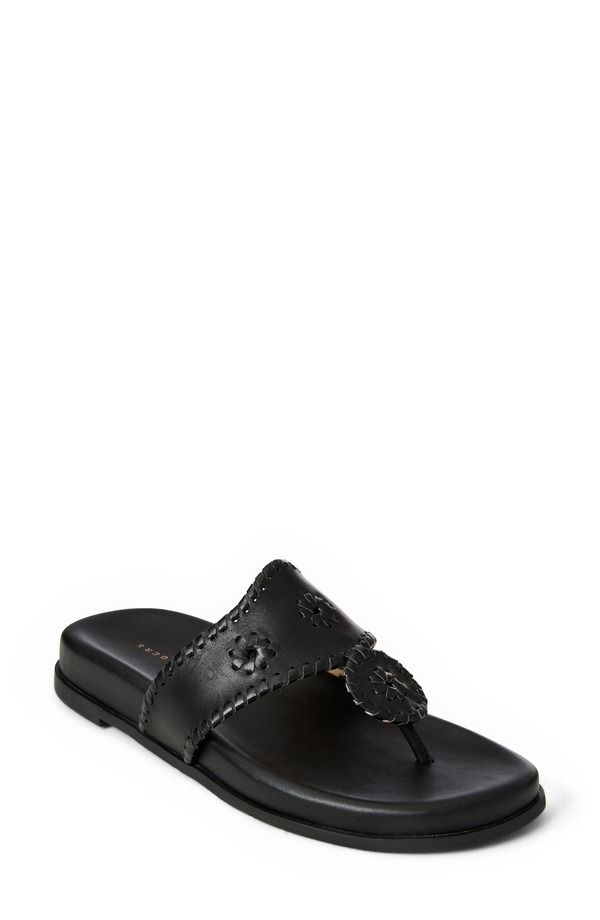 ジャックロジャース レディース シューズ サンダル Jack Rogers Jacksport Flip Flop Black ブラック