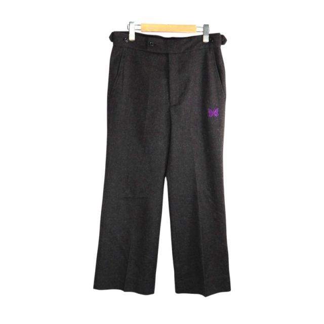 NEEDLES WOOL SLACKS PANTS GRAY サイズS ニードルス ウール スラックス パンツ ボトムス 大名店
