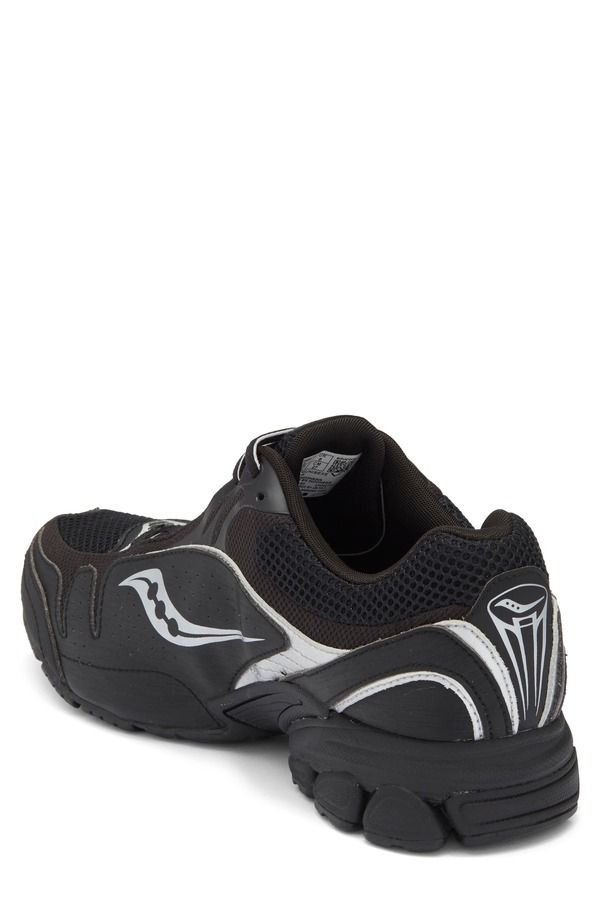 サッカニー レディース シューズ スニーカー Saucony Gender Inclusive ProGrid v2 Sneaker Black Silver ブラック