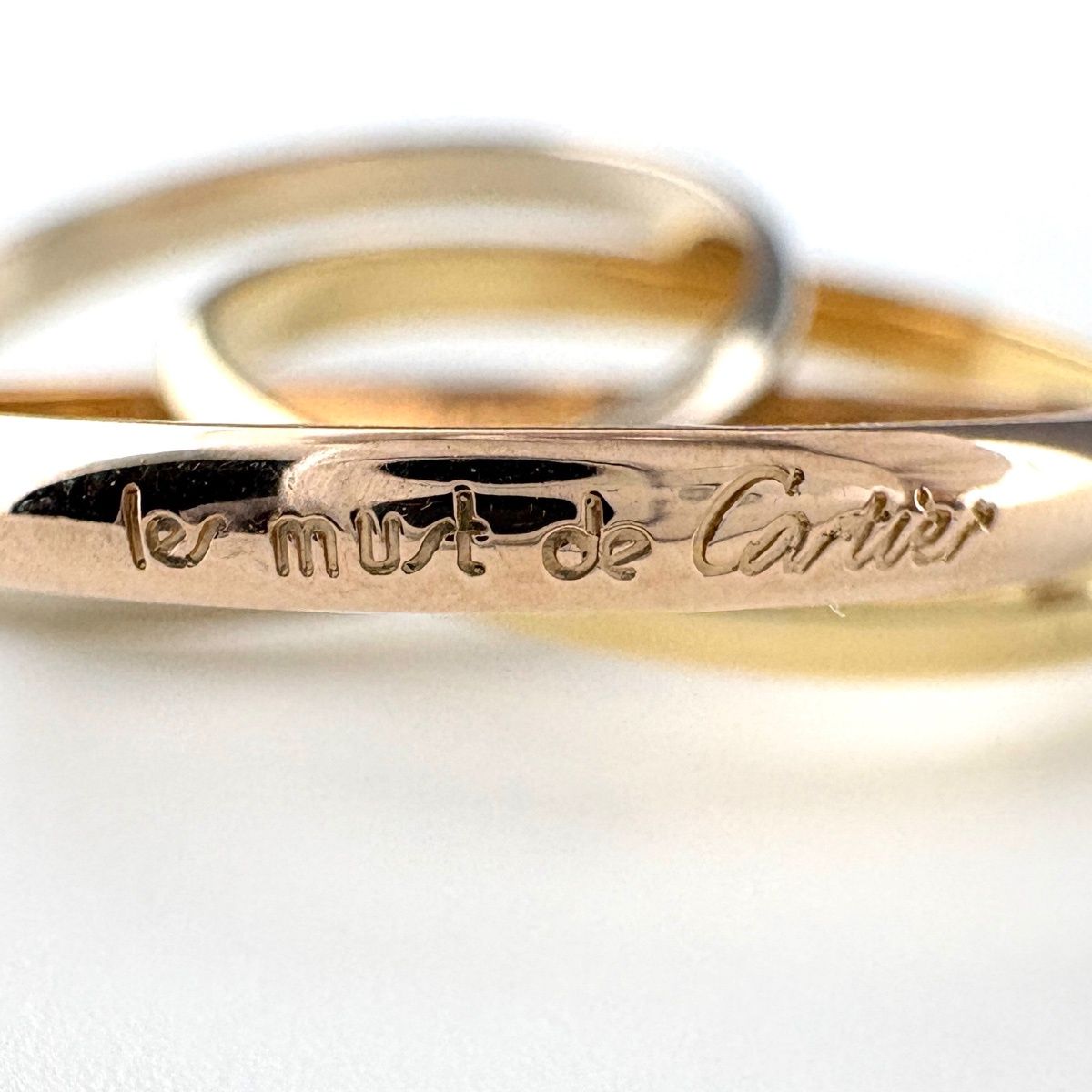 カルティエ CARTIER トリニティ SM リング YG イエローゴールド 指輪 