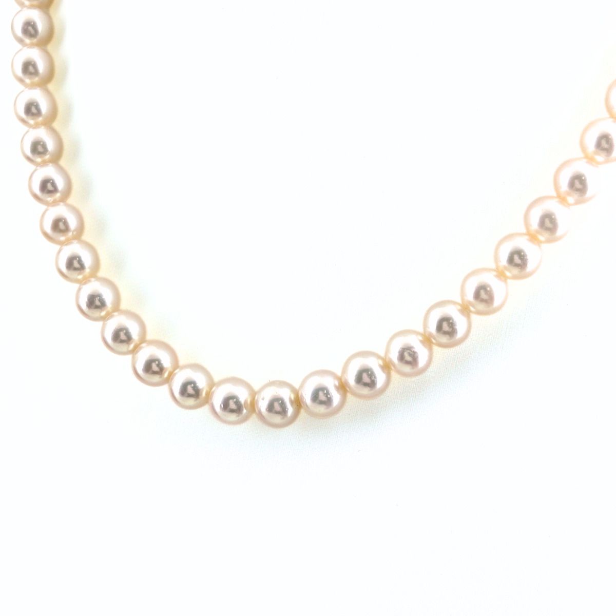 タサキ TASAKI パール ネックレス シルバー 真珠 ネックレス SV パール レディース 【中古】
