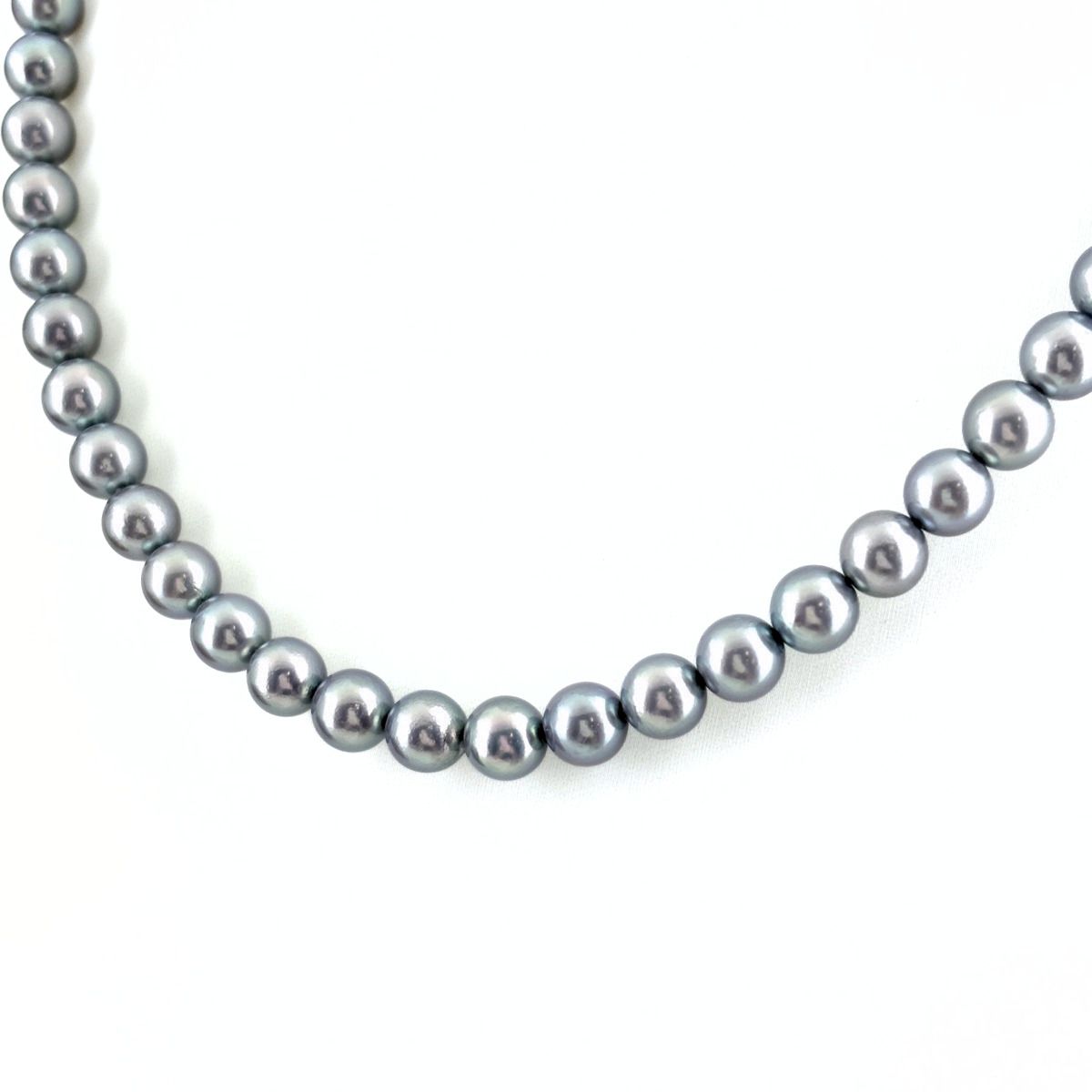 タサキ TASAKI パール ネックレス シルバー 真珠 ネックレス SV パール レディース 【中古】