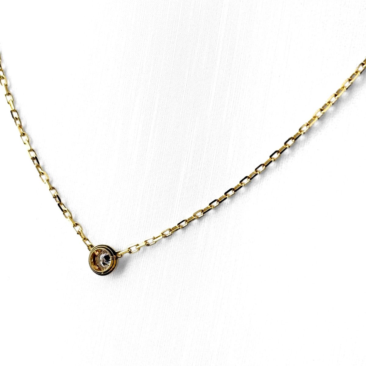 カルティエ CARTIER ダムールSM ネックレス YG イエローゴールド 