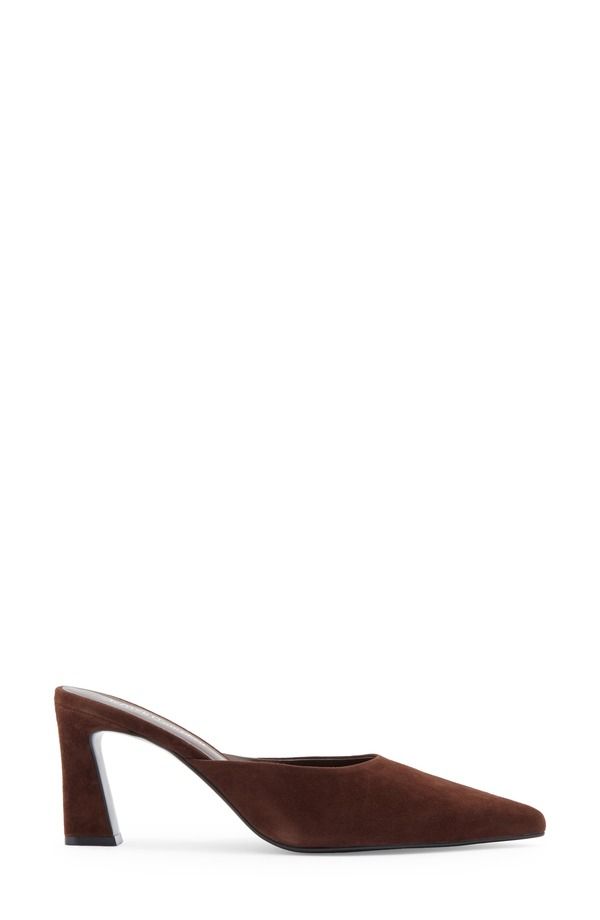 ジェフリー キャンベル レディース シューズ サンダル Jeffrey Campbell Unamused Pointed Toe Mule Brown Suede ブラウン