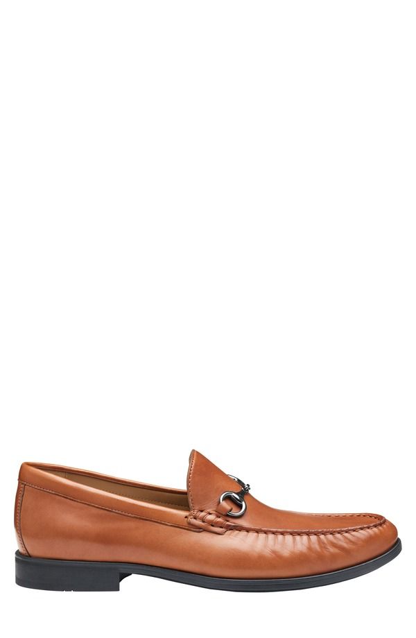 ジョンストンアンドマーフィー メンズ シューズ ローファー Johnston Murphy Harrison Bit Loafer Cognac Glove Leather