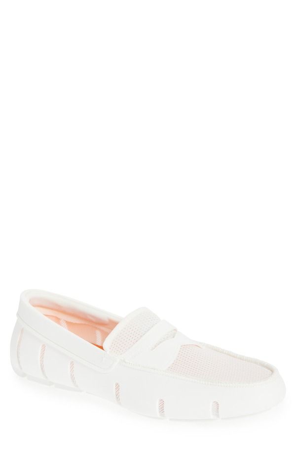 スウィムス メンズ シューズ ローファー Swims Penny Loafer White ホワイト