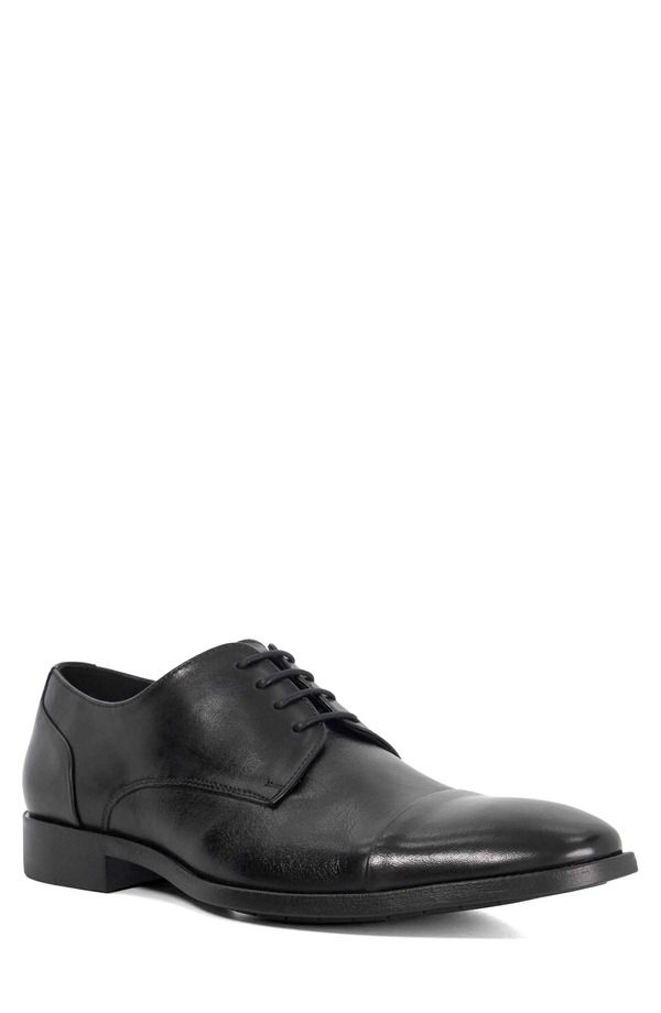 デューンロンドン メンズ シューズ オックスフォード Dune London Suffix Plain Toe Oxford Black ブラック