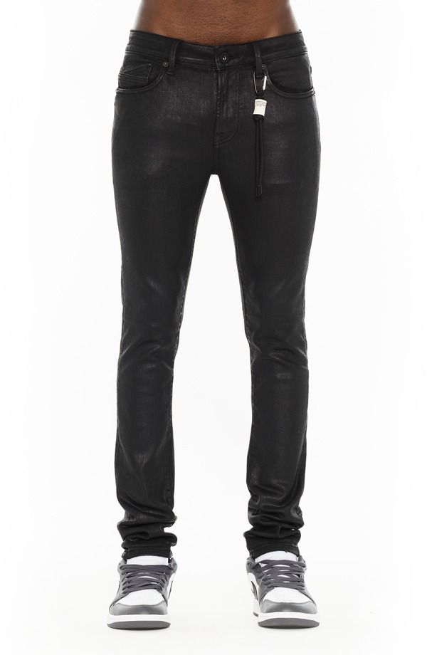 カルト オブ インディビジュアリティ メンズ ボトムス デニムパンツ コート ジーンズ Cult of Individuality Punk 601 Coated Super Skinny Jeans