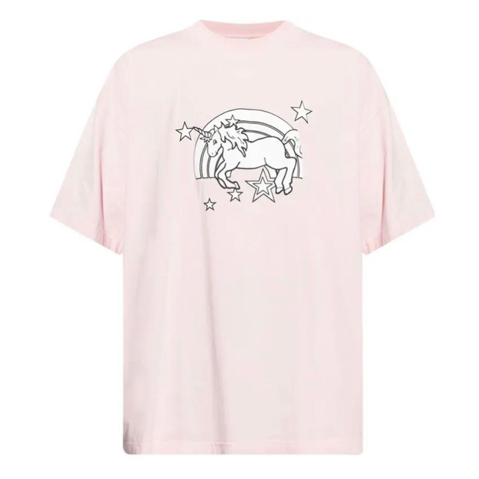 定価以下　新品未使用　タグつき　VETEMENTS　ヴェトモン　ユニコーン MAGIC UNICORN T-SHIRT UE63TR101 ビッグシルエット