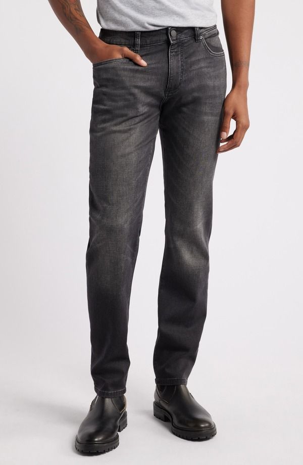 ディーエル 1961 メンズ ボトムス デニムパンツ スリムフィット ジーンズ DL1961 Nick Slim Fit Jeans Washed Blacknit ブラック