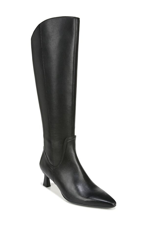 ナチュライザー レディース シューズ ブーツ・レインブーツ Naturalizer Deesha Knee High Boot Black Leather ブラック