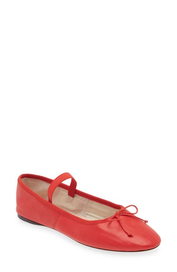 ロフラー ランダル レディース シューズ パンプス Loefflerandalleonie Soft Mary Jane Ballet Flat Red レッド