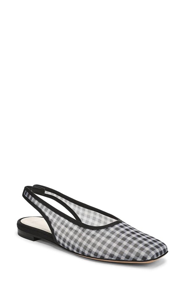 ヴィンス レディース シューズ パンプス Vince Daphne II Slingback Flat Black ブラック