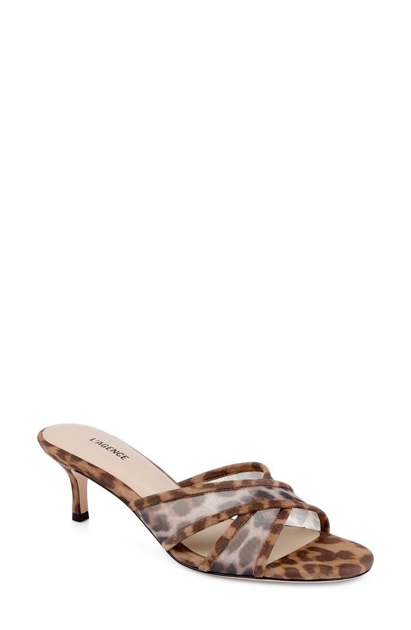 ラジャンス レディース シューズ ヒール サンダル LAGENCE Padua Slide Sandaleopard アニマル