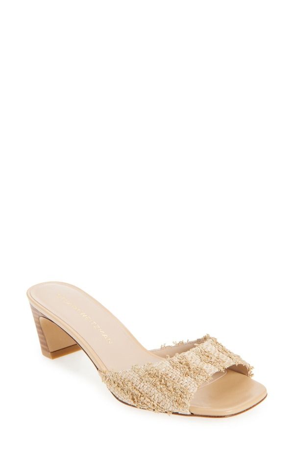 スチュアート ワイツマン レディース シューズ ヒール サンダル Stuart Weitzman Stassi 50 Slide Sandal New Camel キャメル