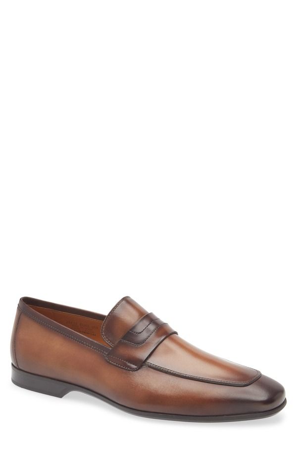 マグナーニ メンズ シューズ ローファー Magnanni Ratan Loafer Leno Brown ブラウン
