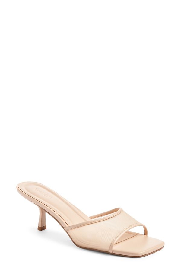 オープンエディット レディース シューズ ヒール サンダル Open Edit Charlie Sandal Tan Cream クリーム