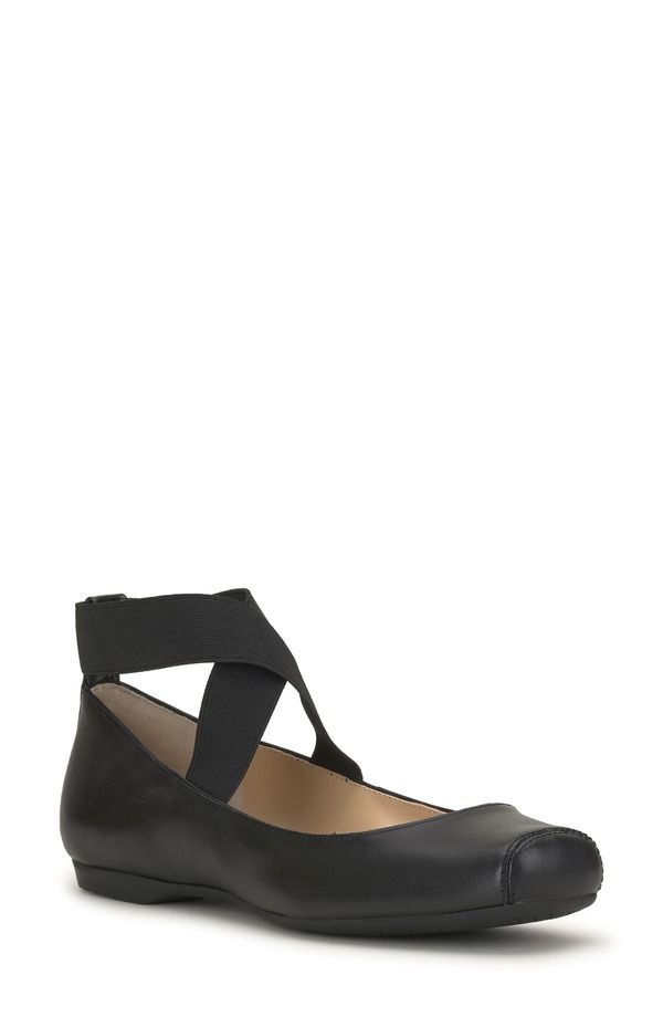 ジェシカシンプソン レディース シューズ パンプス レザー Jessica Simpson Mandalaye Leather Flat Black Black ブラック