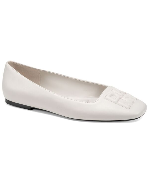 【送料無料】 ダナ キャラン ニューヨーク レディース スリッポン・ローファー シューズ Womens Darianne SlipOn Ballet Flats Soft White