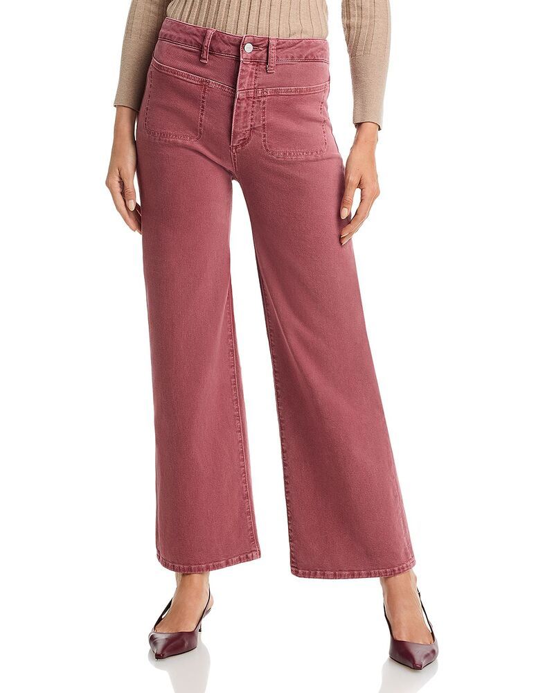 ペイジ レディース ボトムス デニムパンツ ワイドレッグ ヴィンテージーンズ PAIGE Anessa High Rise Wide Leg Jeans in Vintage Brick Berry