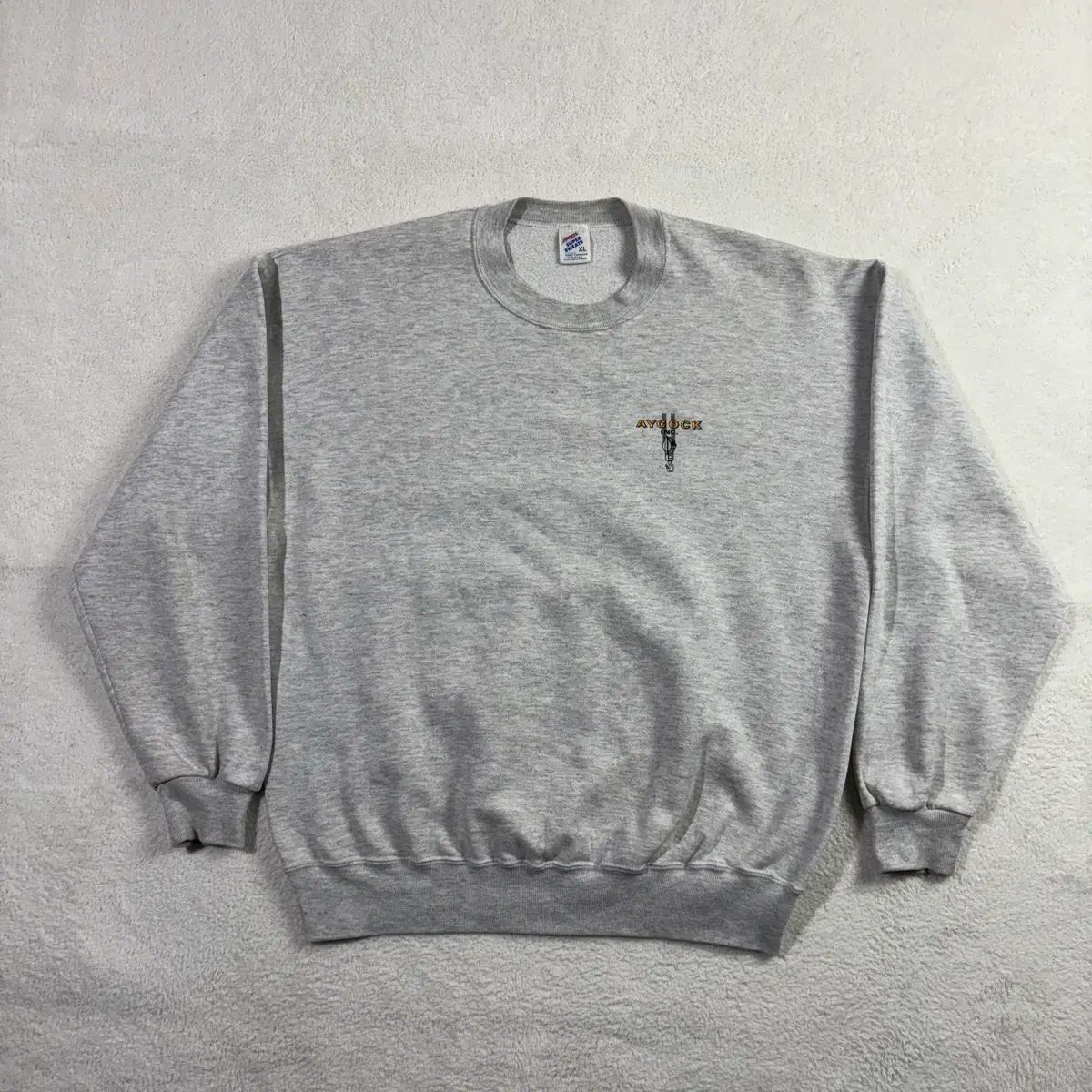 ジャージーズ 90s エイコック 建設 プリンティング スウェット シャツ