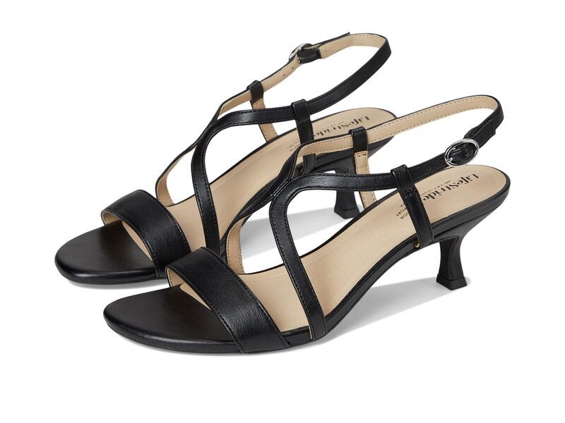 ライフストライド レディース シューズ サンダル LifeStride Nolita Black Faux Leather ブラック