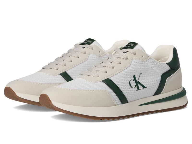 カルバンクライン メンズ シューズ スニーカー Calvin Klein Picio WhiteDark Green ホワイト