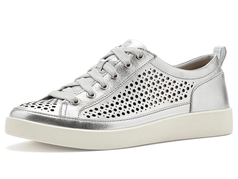 バイオニック レディース シューズ スニーカー VIONIC Winny Perf Silver Leather シルバー