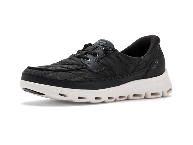 スケッチャーズ レディース シューズ オックスフォード SKECHERS OnTheGo GlideStep Serene Newport BlackWhite ホワイト