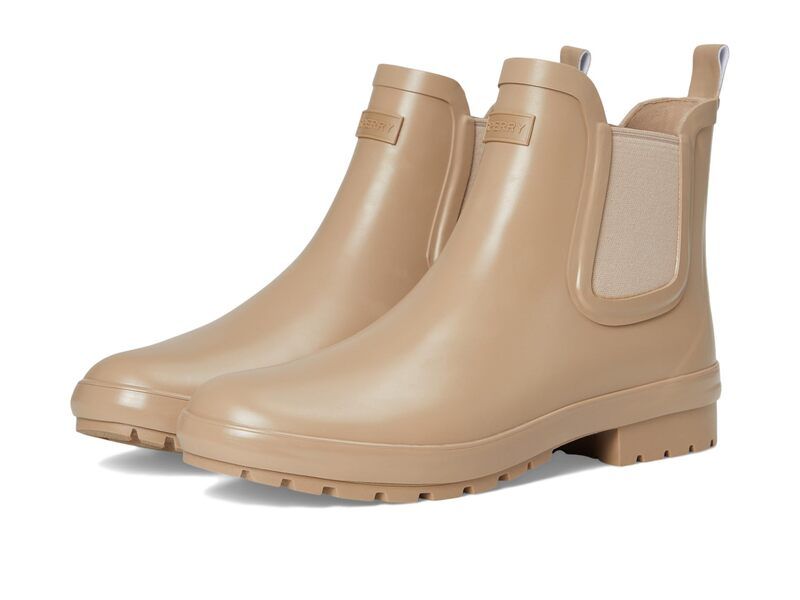 スペリー レディース シューズ ブーツ・レインブーツ Sperry Drizzle Chel Taupe トープ