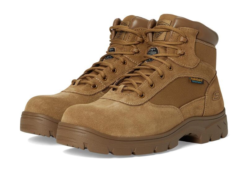 スケッチャーズ メンズ シューズ ブーツ・レインブーツ SKECHERS Work Wascana Baylan Comp Toe Boots Coyote