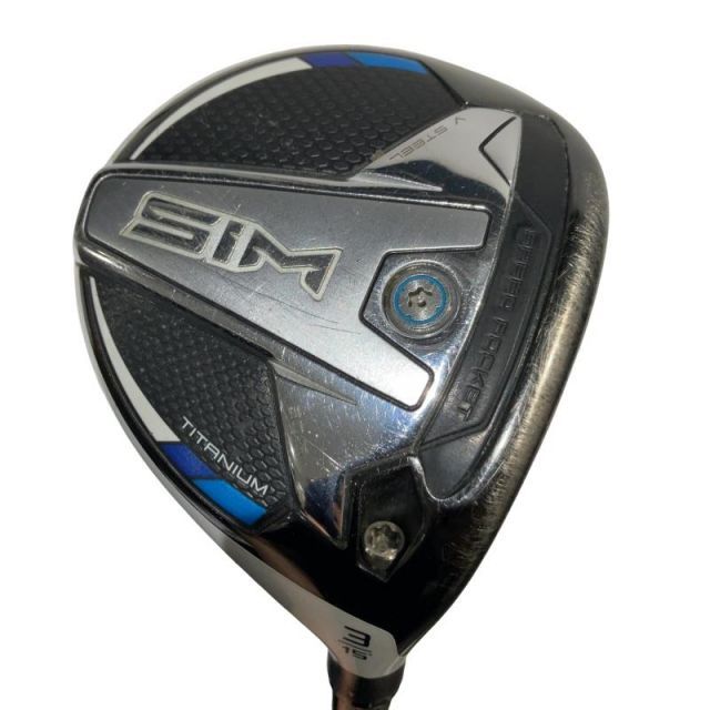 【中古】 テーラーメイド SIM 3W フェアウェイウッド FW TENSEI SILVER TM50(FW) (フレックスS) メンズ 男性用 右利き 右用 Dランク ゴルフクラブ