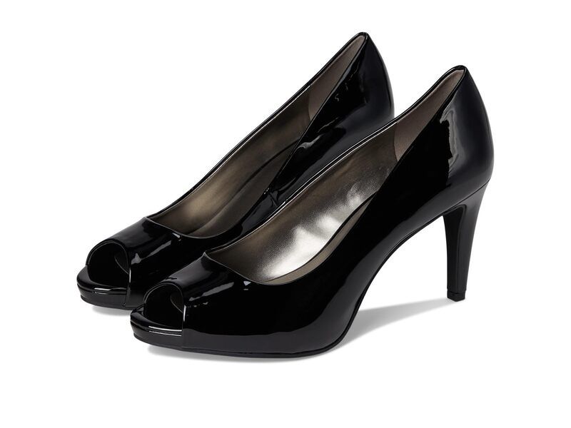 バンドリーノ レディース シューズ ヒール Bandolino Rainaa Black Sleek Pat ブラック