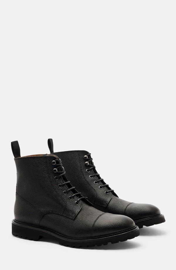 スカロッソ メンズ シューズ ブーツ・レインブーツ SCAROSSO Jackie Boots Black Calf ブラック