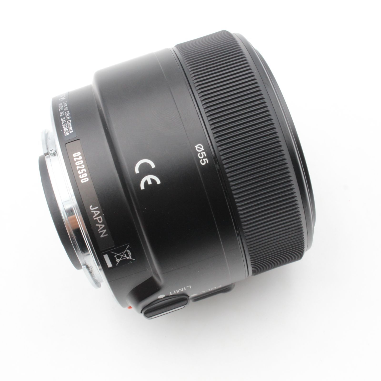 SONY ソニー 50mm f2.8 Macro SAL50M28 Aマウント 前後キャップは社外