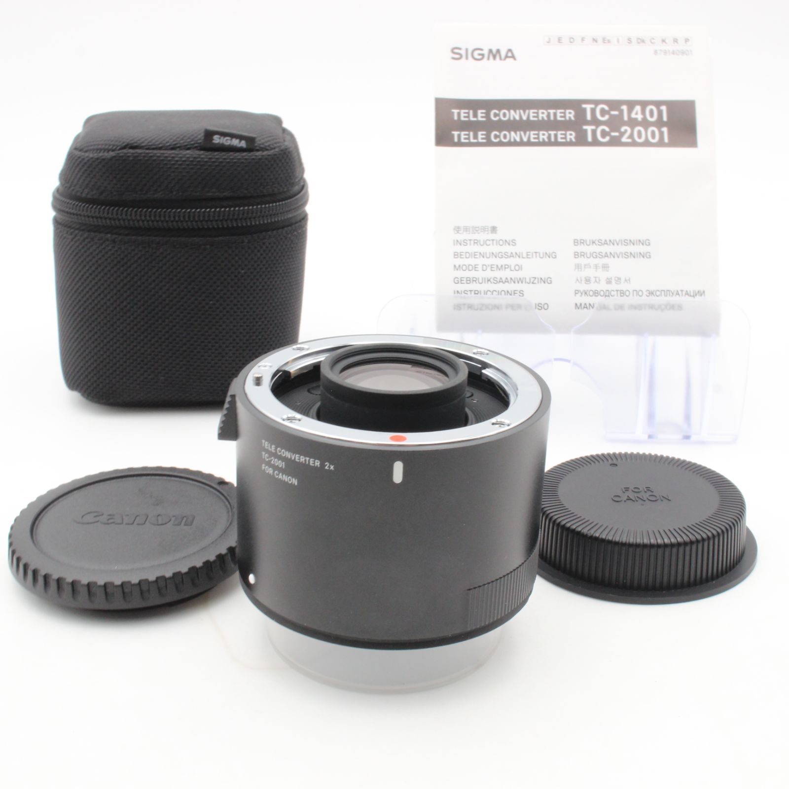 極美品】 SIGMA シグマ TELE CONVERTER 2x TC-2001 テレコンバーター