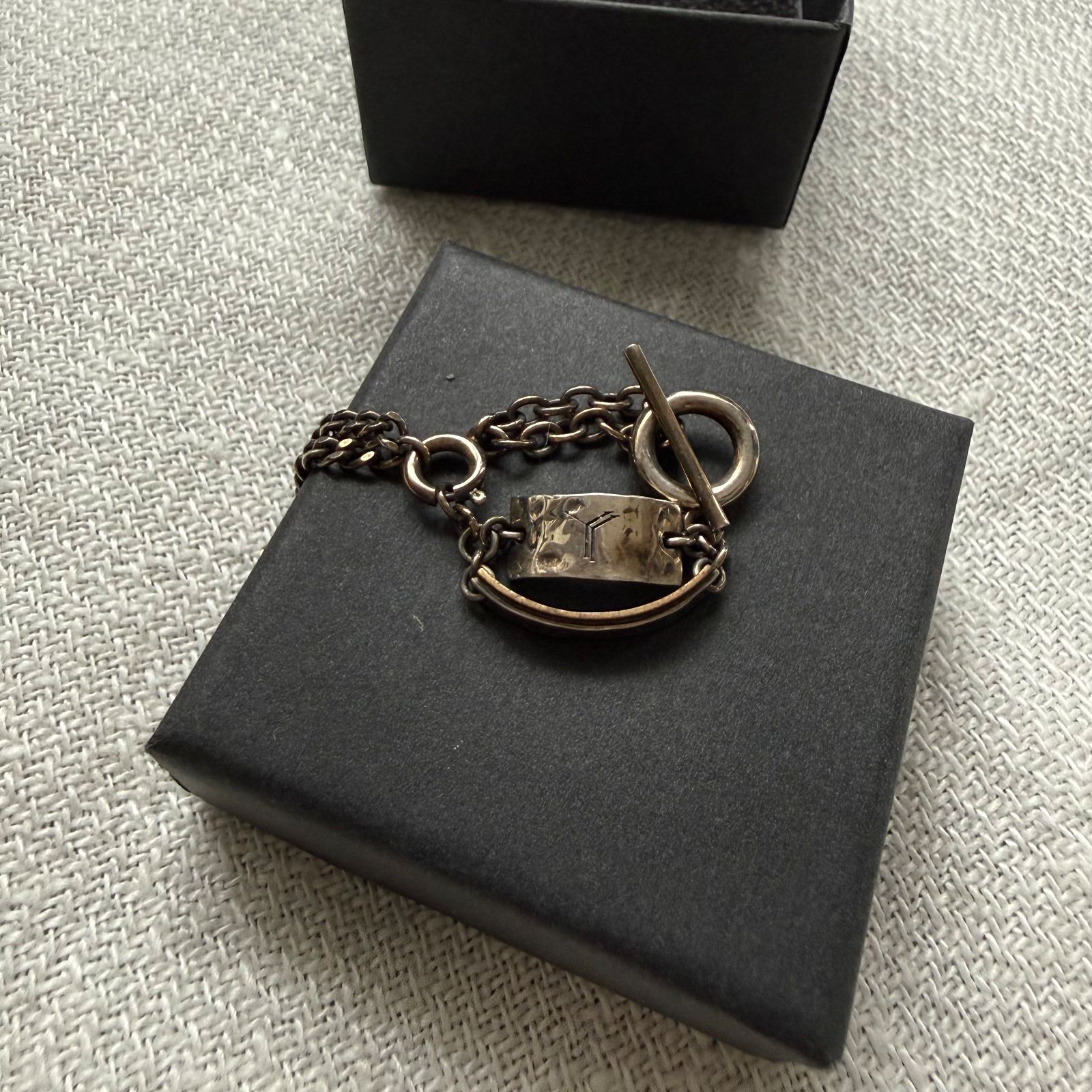 変色あり　新品未使用　箱つき　ASKYY RING SILVER　シルバー　リング　デザインリング　モード アスキー シルバーリング　ミスチル　桜井