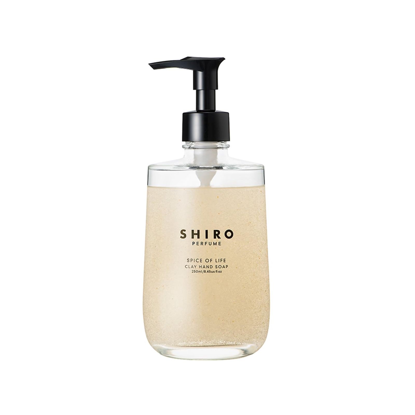 SHIRO PERFUME SPICE OF LIFE クレイハンドソープ 250mLpms SHIRO PERFUME SPICE OF LIFE クレイハンドソープ 250mLpms