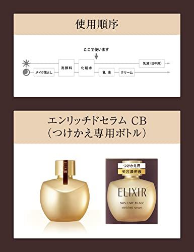 ELIXIR エリクシール エンリッチドセラム CB 35mL 美容液 うるおい 透明感 ハリ エイジングケア シュペリエルpms