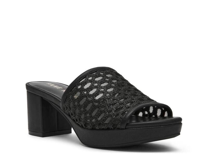アンクライン レディース シューズ サンダル プラットフォーム Anne KleinParos Platform Sandal Black ブラック