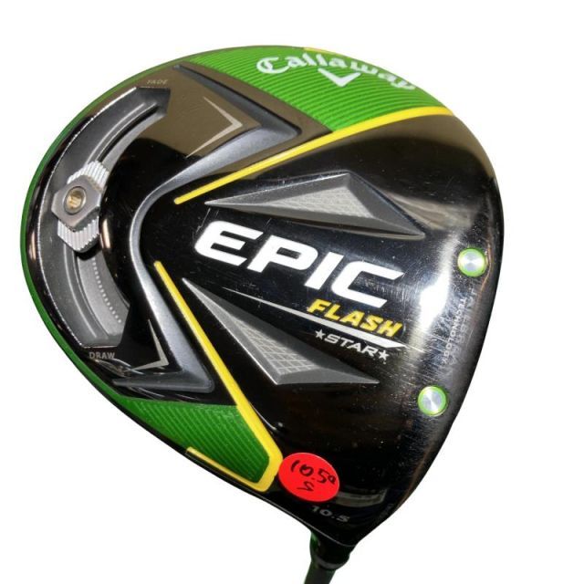 【中古】 キャロウェイ EPIC FLASH STAR 10.5° ドライバー DR Speeder EVOLUTION for CW(ドライバー) (フレックスS) メンズ 男性用 右利き 右用 Cランク ゴルフクラブ