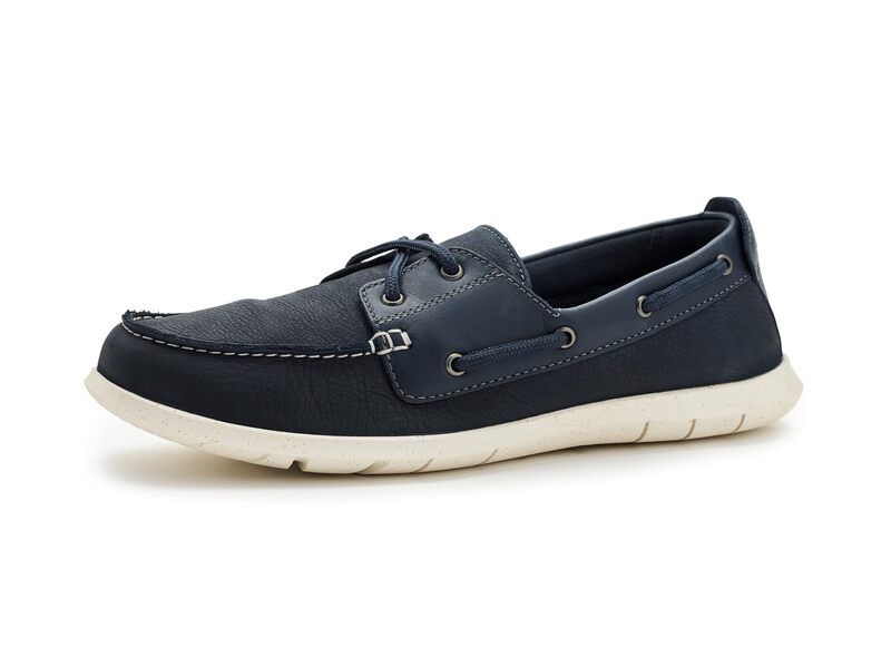 クラークス メンズ シューズ Clarks Flexway 2 Eye Navy Nubuck ネイビー