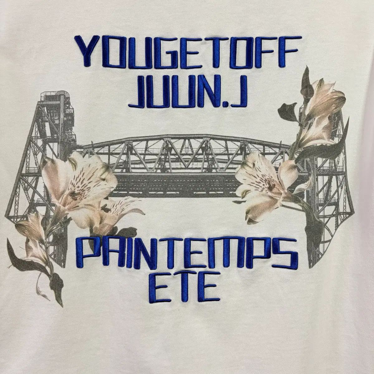 36 Juun.J ジュンジェイ 22ss 刺繍 ロゴ 半袖 Tシャツ