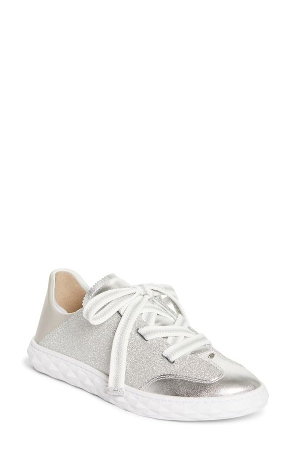 ジミーチュー レディース シューズ スニーカー Jimmy Choo Diamond Light Flex TToe Sneaker V Silver シルバー