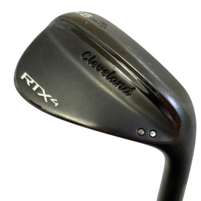 【中古】 クリーブランド Cleveland RTX-4 ブラックサテン 48°/08° MID ウェッジ WG Dynamic Gold (フレックスS) メンズ 男性用 右利き 右用 Cランク ゴルフクラブ