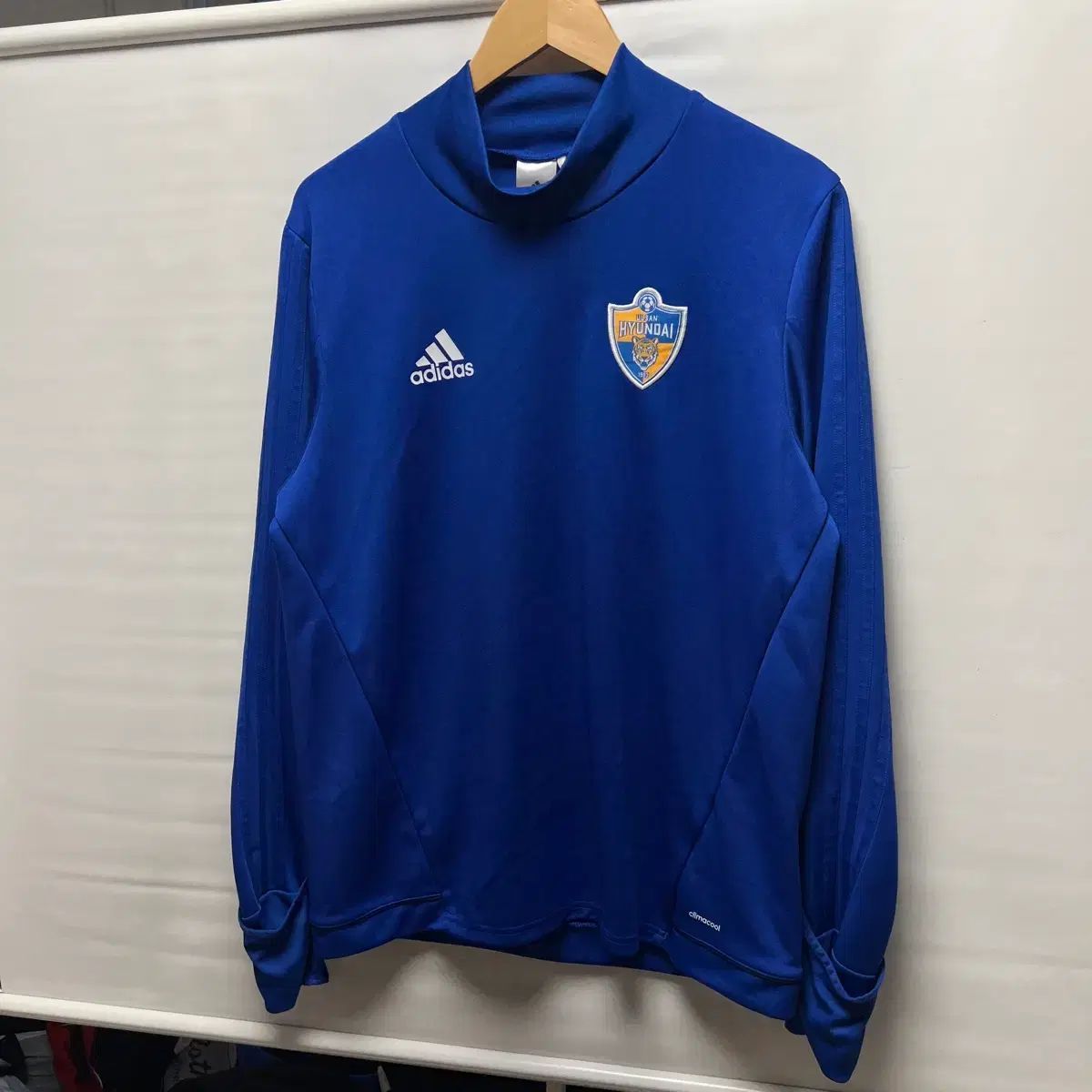正規品/110 アディダス 蔚山現代（ウルサンゲンダイ）FC トレーナー シェルトップ ウォームアップ
