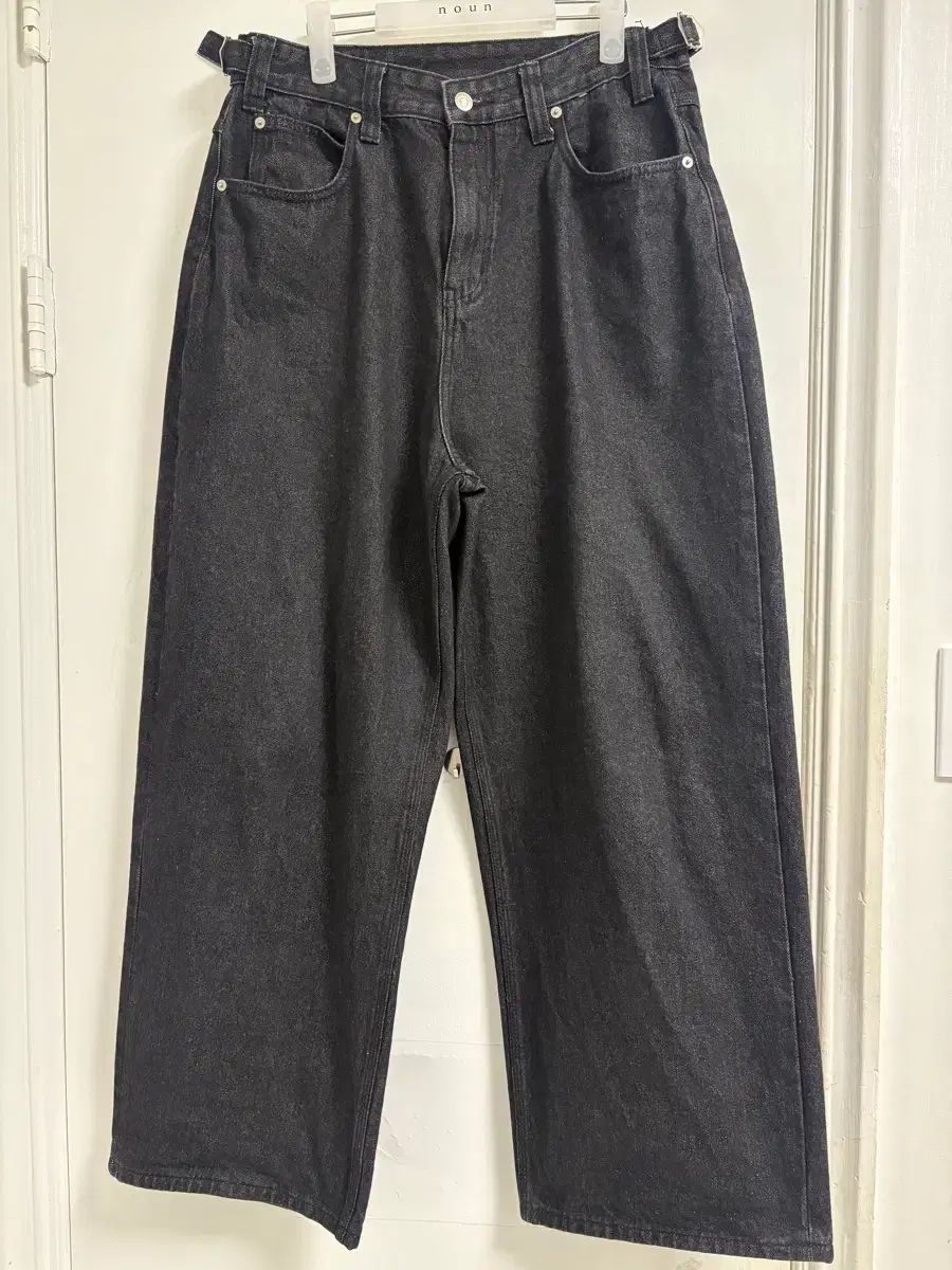NOUN ワイド デニム パンツ ブラック NOUN ワイド デニム パンツ ブラック