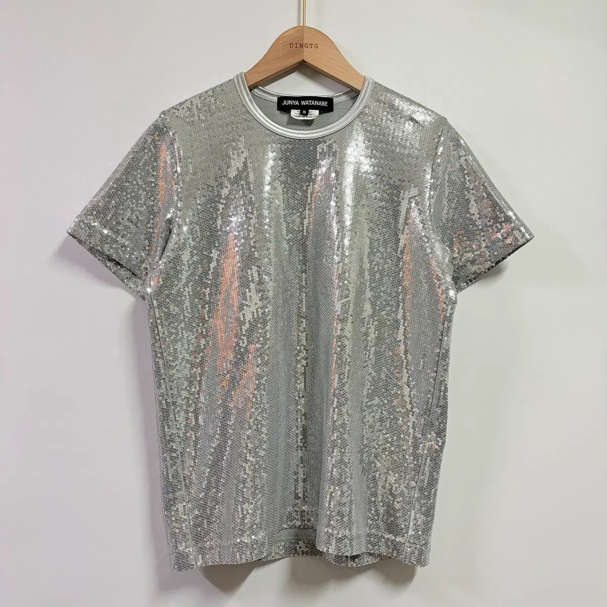 S ジュンヤワタナベ 21ss スパンコール 半袖 Tシャツ