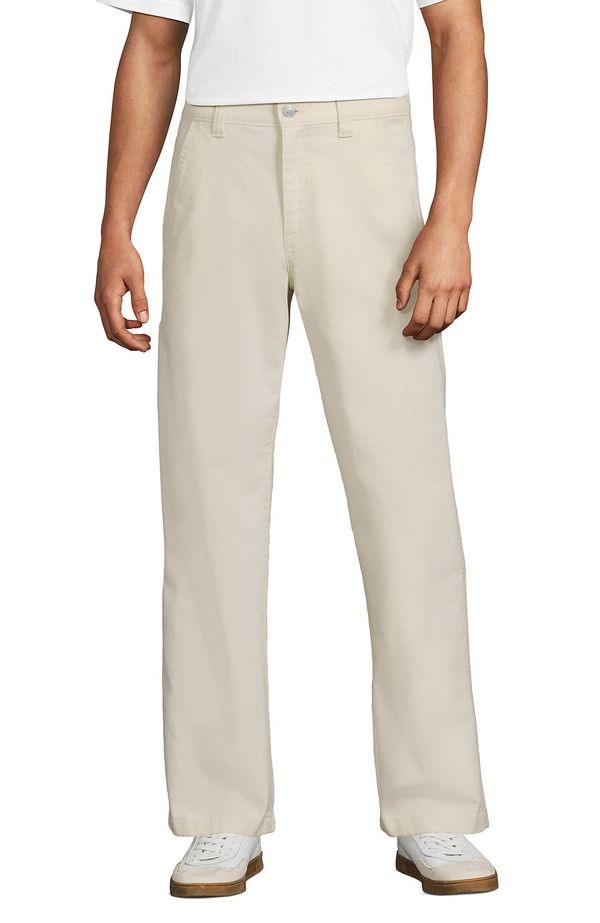 ランズエンド メンズ ボトムス カジュアルパンツ Lands End Carpenter Pant Undyed Natural