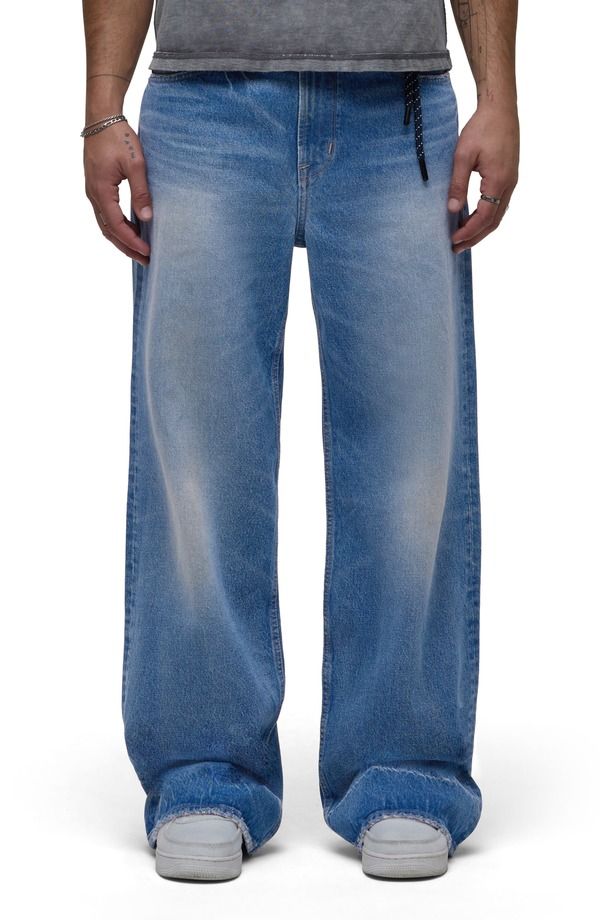 ハドソンジーンズ メンズ ボトムス デニムパンツ ワイドレッグ Hudson Jeans Luca Wide Leg Jeans Burbank